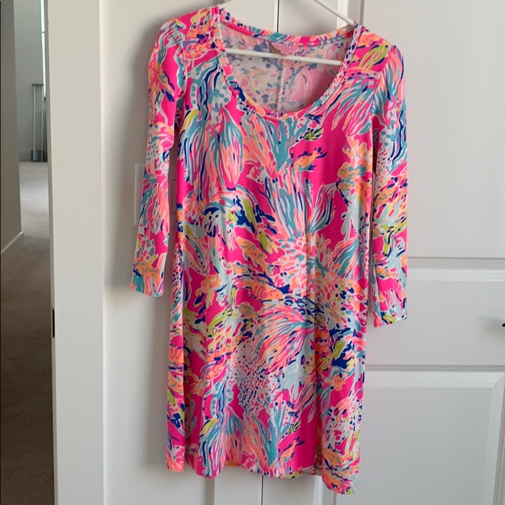 Lilly Pulitzer 3/4 sleeve dress XS
